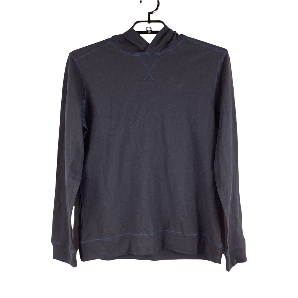 Vestige Lightweight Hoodie Size M Long Sleeve Pullover Blue